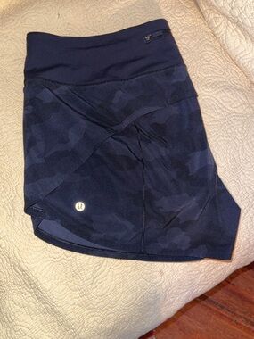 lululemon athletica Black Camo Shorts